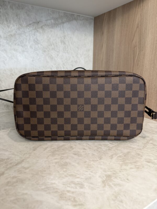 Louis Vuitton Damier Ebene Neverfull MM Rose Ballerine