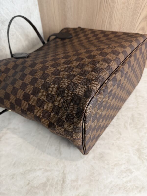 Louis Vuitton Damier Ebene Neverfull MM Rose Ballerine