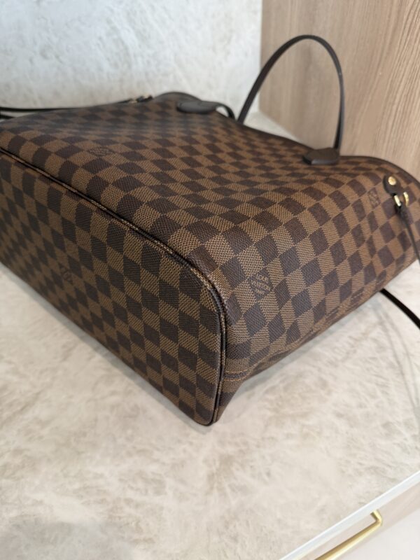 Louis Vuitton Damier Ebene Neverfull MM Rose Ballerine