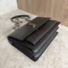 Saint Laurent (YSL) Calfskin Medium Monogram Sunset Dark Gray