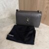 Saint Laurent (YSL) Calfskin Medium Monogram Sunset Dark Gray