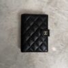 Chanel Caviar Quilted Passport Holder Black