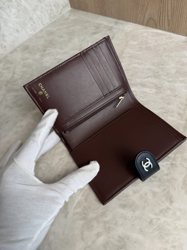 Chanel Caviar Quilted Passport Holder Black