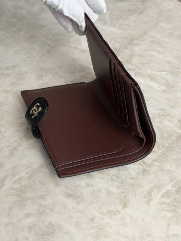 Chanel Caviar Quilted Passport Holder Black