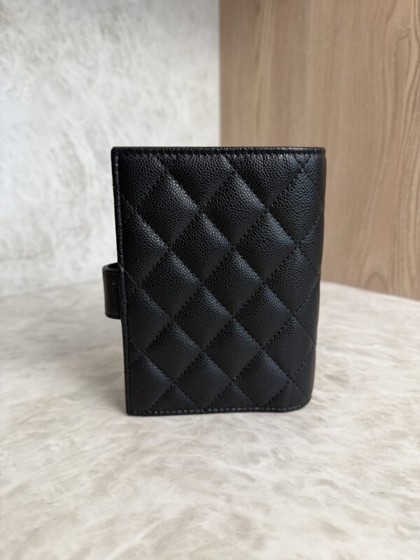 Chanel Caviar Quilted Passport Holder Black