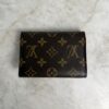 Louis Vuitton Monogram Flower Lock Compact Wallet Coquelicot