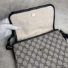 Gucci GG Plus Monogram Small Flap Messenger Bag