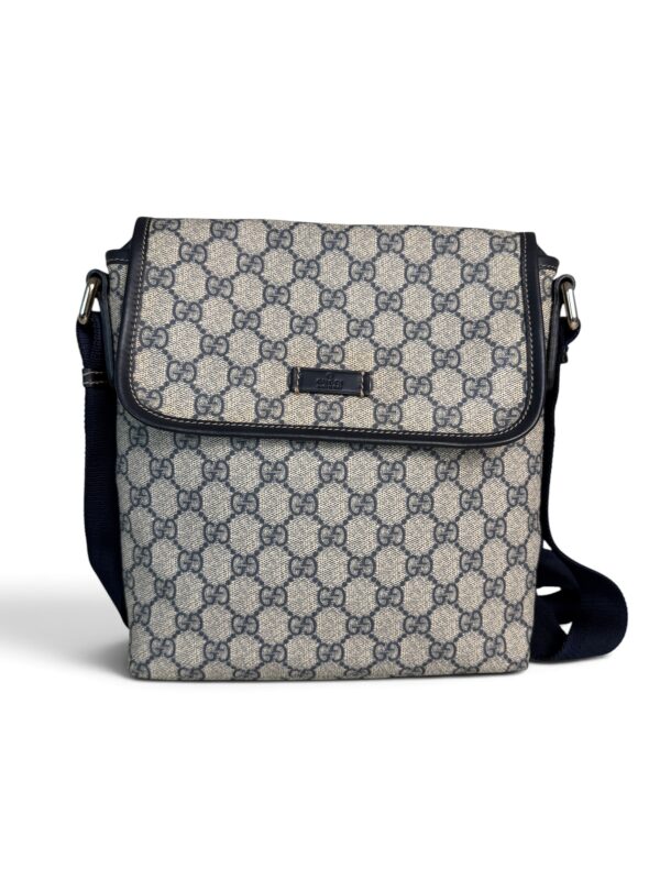 Gucci GG Plus Monogram Small Flap Messenger Bag