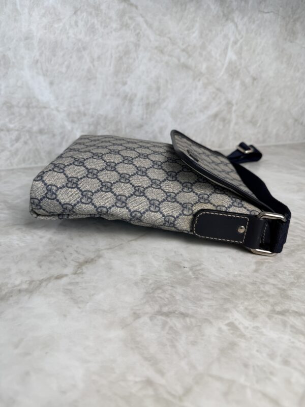 Gucci GG Plus Monogram Small Flap Messenger Bag
