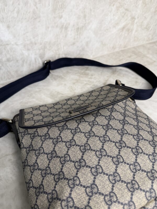 Gucci GG Plus Monogram Small Flap Messenger Bag