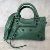 Balenciaga Agneau Classic Hardware Mini City Vert Perroquet