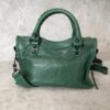 Balenciaga Agneau Classic Hardware Mini City Vert Perroquet