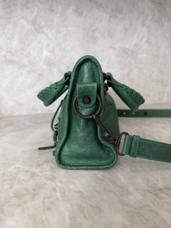 Balenciaga Agneau Classic Hardware Mini City Vert Perroquet