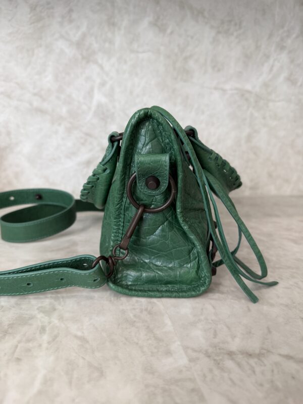 Balenciaga Agneau Classic Hardware Mini City Vert Perroquet