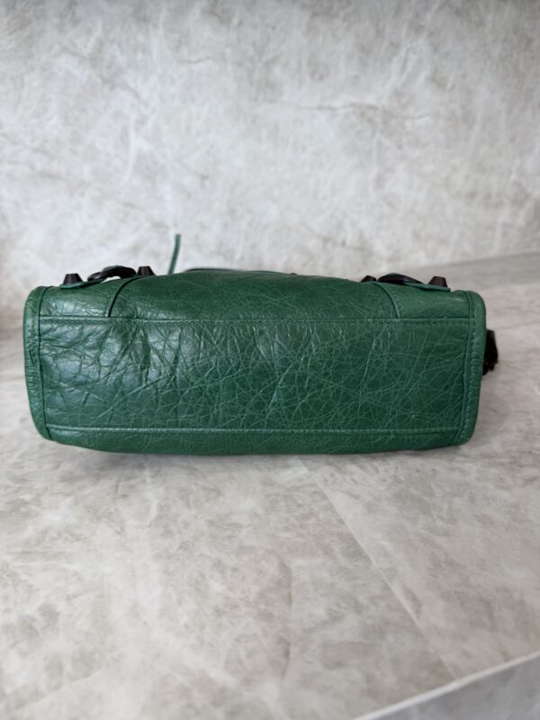 Balenciaga Agneau Classic Hardware Mini City Vert Perroquet