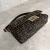 Fendi Tobacco Brown FF Jacquard Fabric Bag