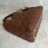 Christian Dior Lambskin Cannage Medium Lady Dior Dark Caramel