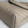 Saint Laurent (YSL) Loulou Small In Quilted Leather Beige and Gold Hardware