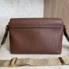 Burberry Note Crossbody Bag Leather with Vintage Check Canvas Medium