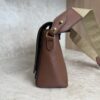Burberry Note Crossbody Bag Leather with Vintage Check Canvas Medium