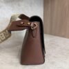 Burberry Note Crossbody Bag Leather with Vintage Check Canvas Medium