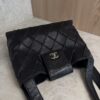 Chanel Vintage CC Lock Flap Shoulder Bag Quilted Small