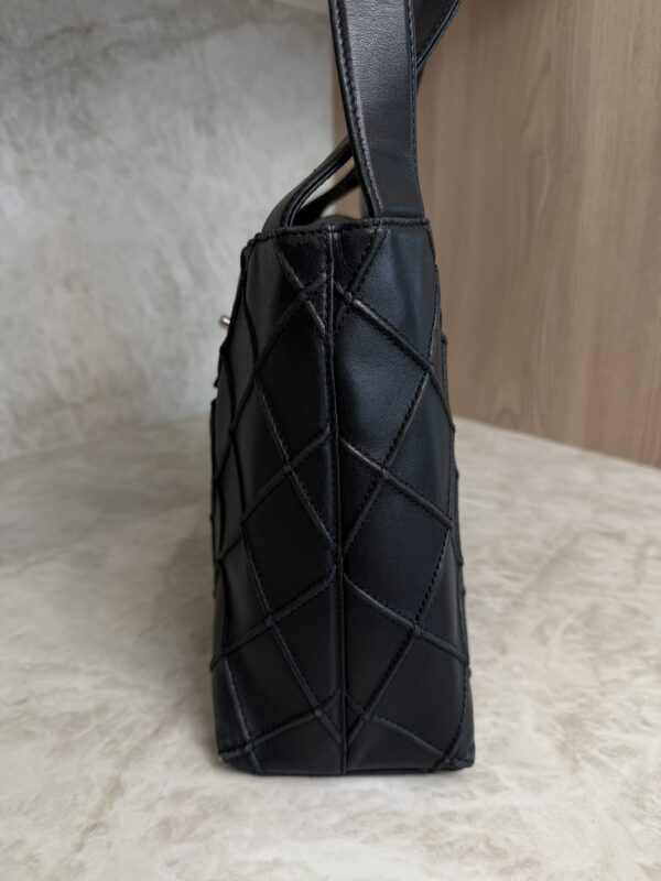Chanel Vintage CC Lock Flap Shoulder Bag Quilted Small
