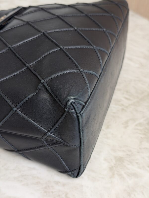 Chanel Vintage CC Lock Flap Shoulder Bag Quilted Small