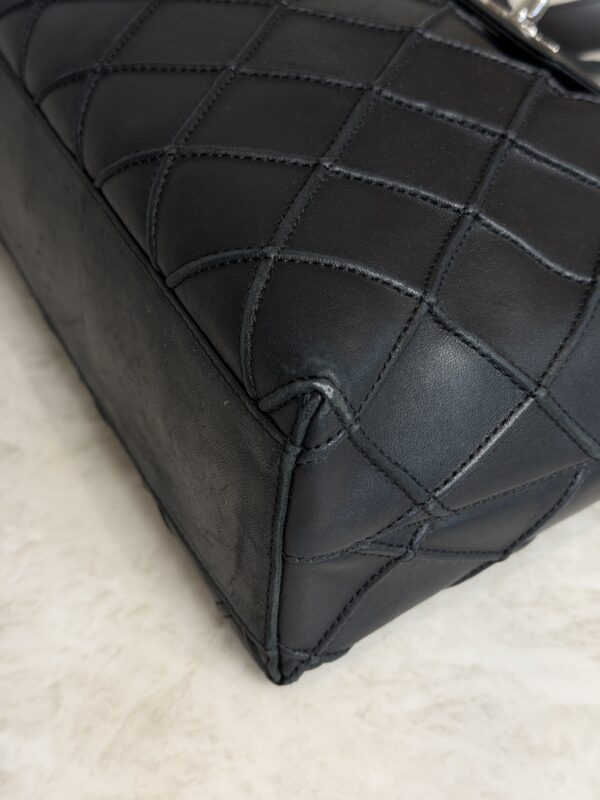 Chanel Vintage CC Lock Flap Shoulder Bag Quilted Small