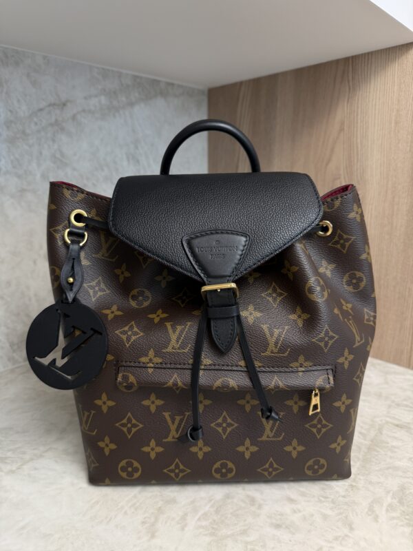 Louis Vuitton Montsouris NM Backpack Monogram Canvas with Leather PM