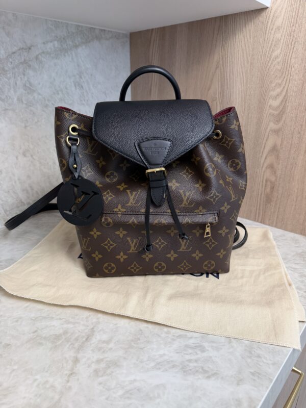 Louis Vuitton Montsouris NM Backpack Monogram Canvas with Leather PM