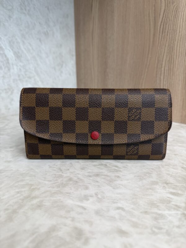 Louis Vuitton Damier Ebene Emilie Wallet