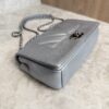 Chanel Silver Chevron Mademoiselle Vintage Flap Bag
