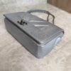 Chanel Silver Chevron Mademoiselle Vintage Flap Bag