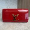 Louis Vuitton Patent Louise Clutch Red
