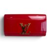 Louis Vuitton Patent Louise Clutch Red