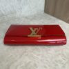 Louis Vuitton Patent Louise Clutch Red