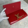 Louis Vuitton Patent Louise Clutch Red