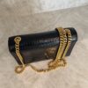 Saint Laurent (YSL) Classic Monogram Tassel Chain Wallet Crocodile Embossed Leather