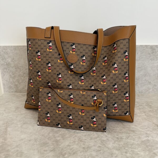 Gucci Disney x Medium GG Supreme Tote Bag Beige