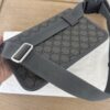 Gucci Ophidia Flap Belt Bag GG Coated Canvas with Leather
