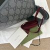 Gucci Ophidia Flap Belt Bag GG Coated Canvas with Leather