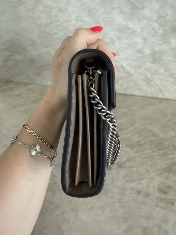 Gucci Dionysus Chain Wallet GG Supreme Coated Canvas