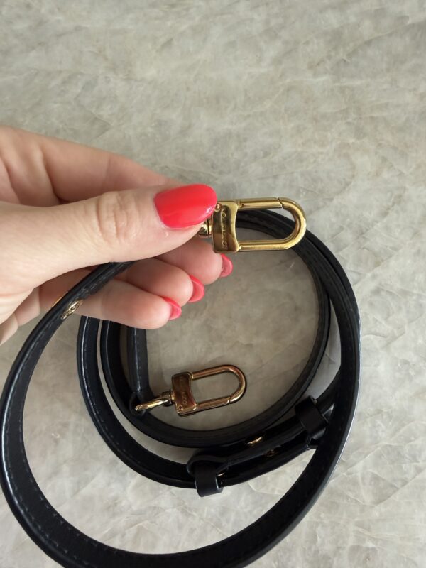 Louis Vuitton Black Neo Noe Empreinte Leather Strap