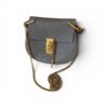 Chloe Grained Lambskin Mini Drew Shoulder Bag Taupe