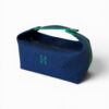 Hermes Canvas Large Bride-A-Brac Pouch Marine