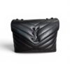 Saint Laurent (YSL) Loulou Small In Quilted Leather Black and Black Hardware