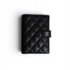 Chanel Caviar Quilted Passport Holder Black