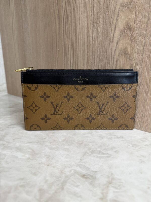 Louis Vuitton Monogram Reverse Slim Purse