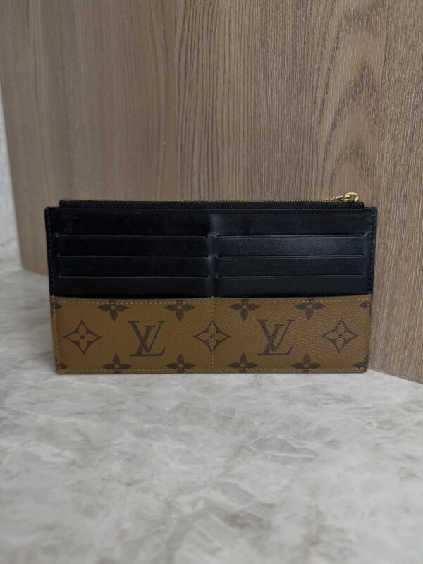 Louis Vuitton Monogram Reverse Slim Purse